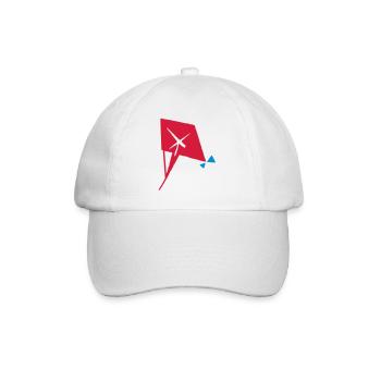 kite - Baseball Cap - white/white - Front