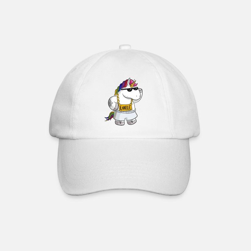 Licorne de dessin animé unique - Casquette classique - blanc/blanc