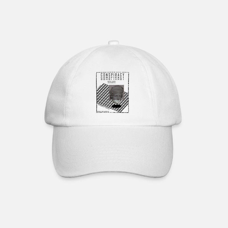 poster - Baseball Cap - white/white