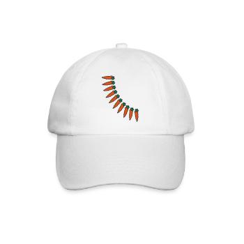 carrots - Baseballkappe - Weiß/Weiß - Vorne