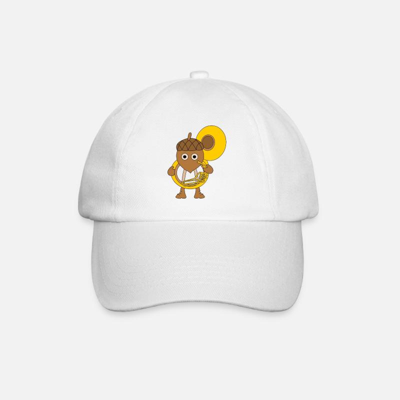Noix de tuba - Casquette classique - blanc/blanc