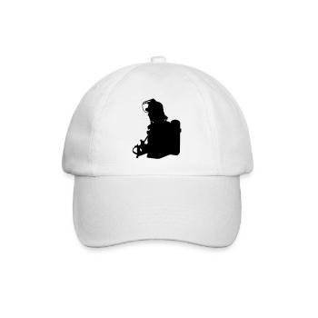Feuerwehrmann - Baseballkappe - Weiß/Weiß - Vorne