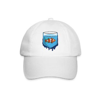 FISCH - Baseballkappe - Weiß/Weiß - Vorne