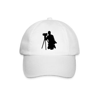 fotograf - Baseballkappe - Weiß/Weiß - Vorne