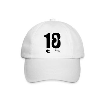 18 - Casquette classique - blanc/blanc - Devant