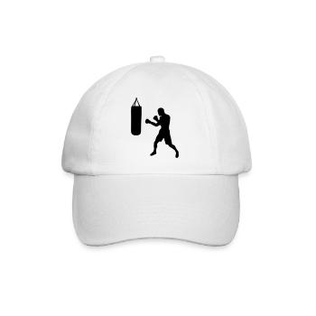 Boxing Boxer - Baseball Cap - white/white - Front