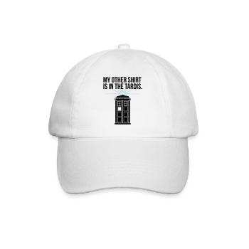My Other Shirt Is In The Tardis - Baseball Cap - white/white - Front