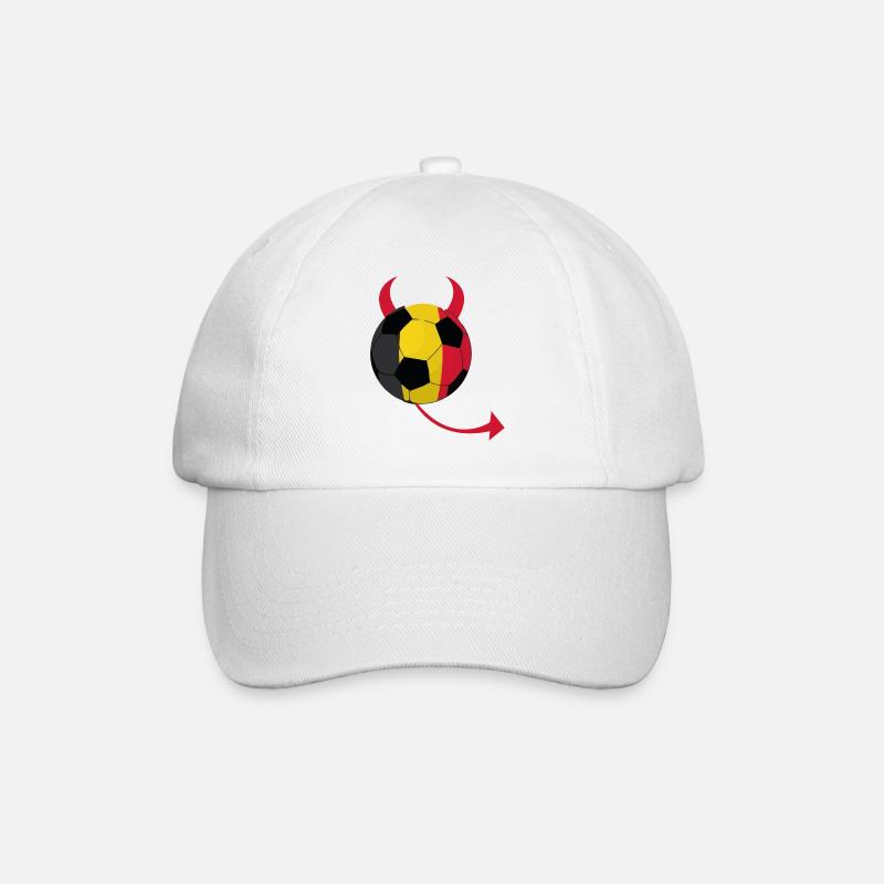 les diables belges - Casquette classique - blanc/blanc