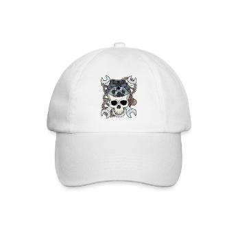 Car Mechanic Screwdriver Mechanics Workshop - Baseball Cap - white/white - Front