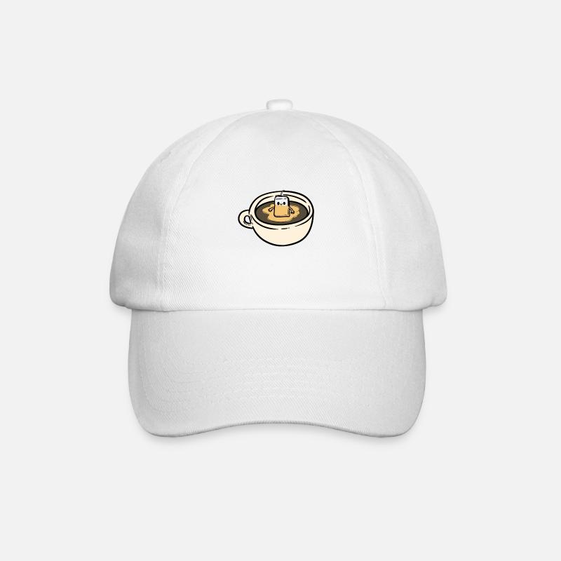 It's a Tea - Baseballkappe - Weiß/Weiß