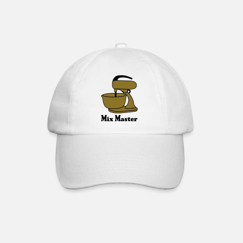 Mix Master - Baseball Cap - white/white