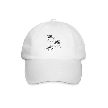 Moustique moustique moustique moustique insectes insectes sangseur parasite - Casquette classique - blanc/blanc - Devant