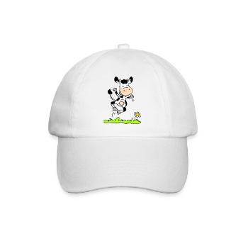 Joyious Cow - Baseball Cap - white/white - Front