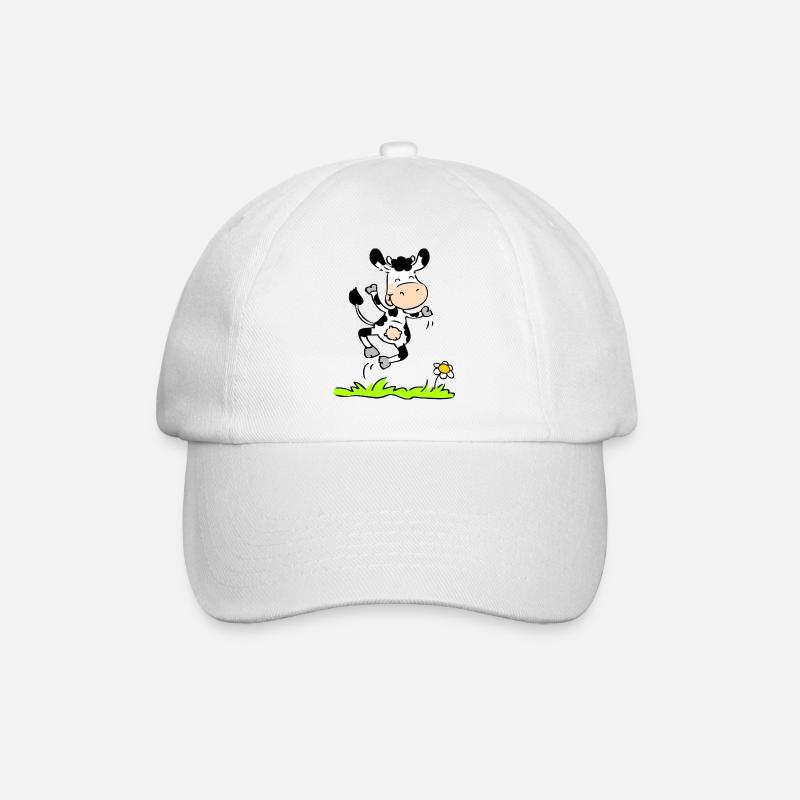 Joyious Cow - Casquette classique - blanc/blanc