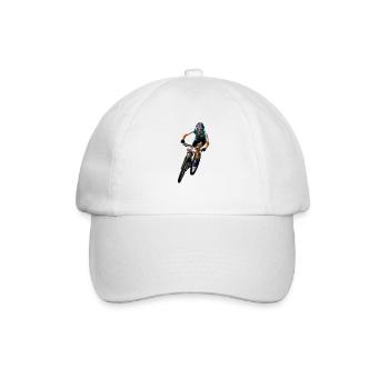 mountainbike - Baseball Cap - white/white - Front