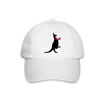 kangaroo - Baseball Cap - white/white - Front
