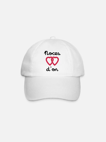 Noces d'or - Casquette classique - blanc/blanc