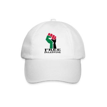drawing palestinian symbol flag palestine - Baseball Cap - white/white - Front