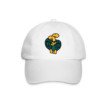 Sweet Cute Tortoise Couple - Baseball Cap - white/white - Front