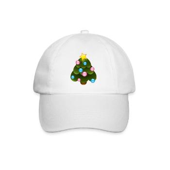 Smiley Christmas Tree - Casquette classique - blanc/blanc - Devant