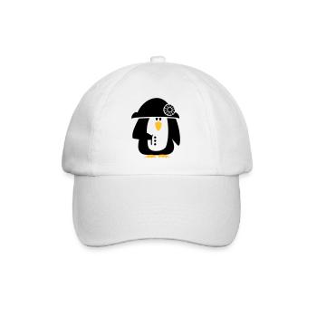 Penguin Bonaparte / Napoleon Penguin (2c) - Baseball Cap - white/white - Front