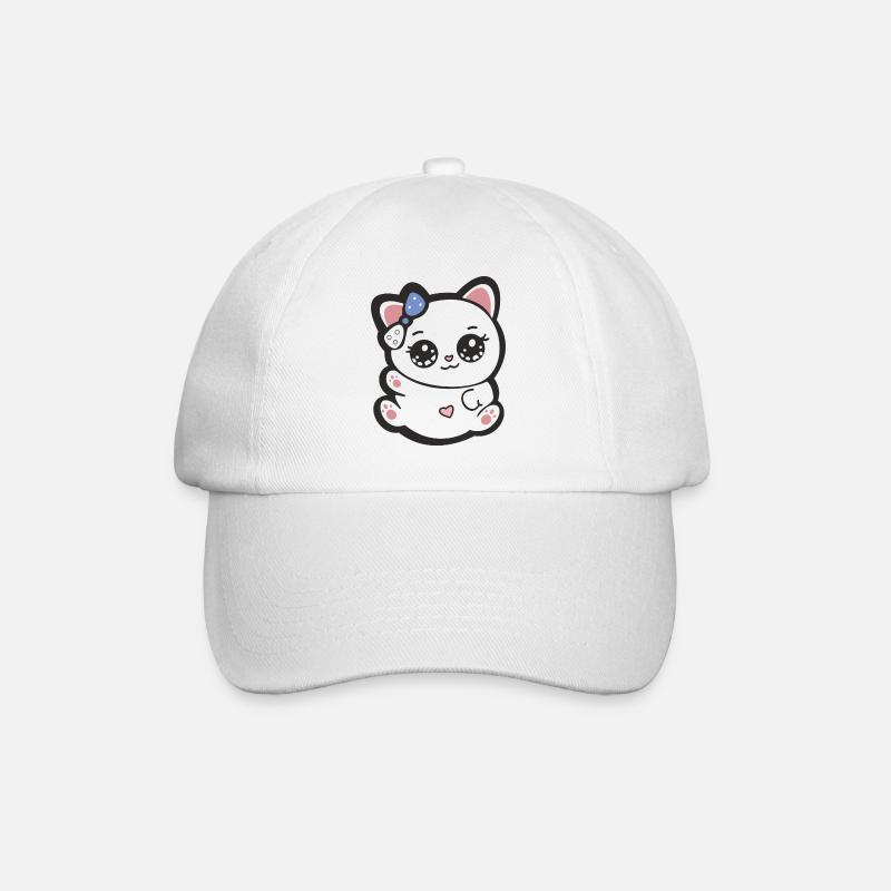 KAWAII 2 KIT - Baseball Cap - white/white