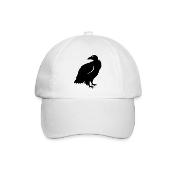 Geier - Baseballkappe - Weiß/Weiß - Vorne