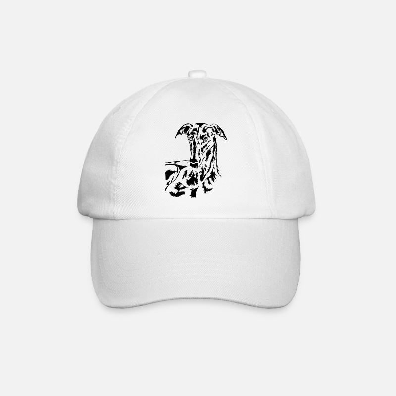 Tête de Galgo - Casquette classique - blanc/blanc