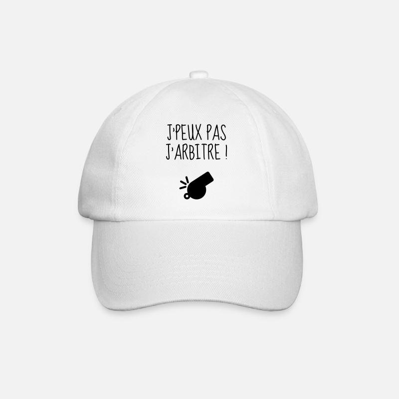 Arbitre / Arbitrage / Sport / Sifflet - Casquette classique - blanc/blanc