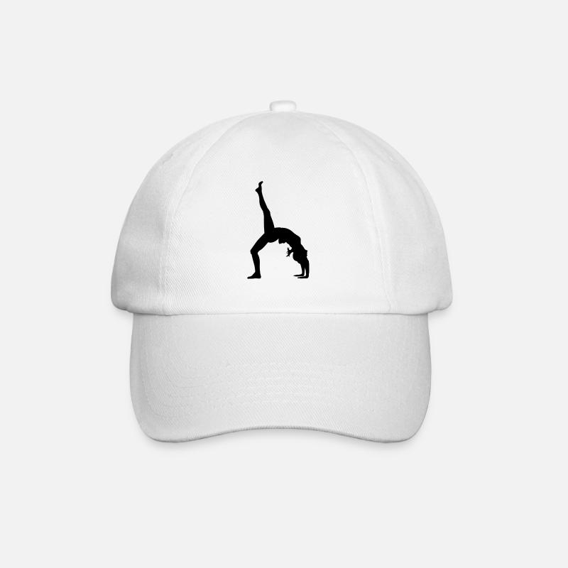 Danseur de gymnastique - Casquette classique - blanc/blanc
