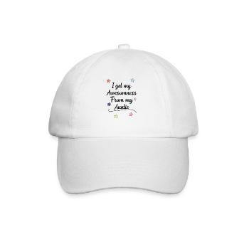Favorite aunt gift idea, best aunt - Baseball Cap - white/white - Front
