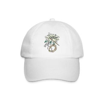 Mountaineer Outdoor Edelweiss Mountaineering Tyrol - Baseball Cap - white/white - Front