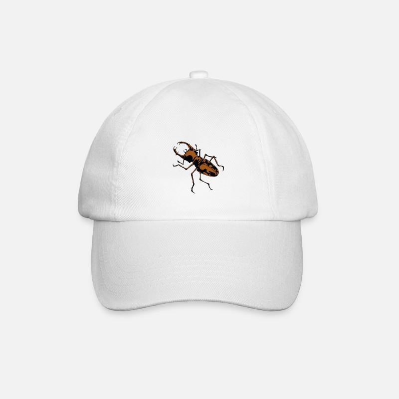 Hirschkäfer Insekt Insekten Geweih Insekten - Baseballkappe - Weiß/Weiß