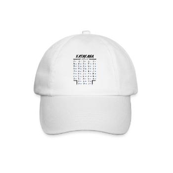 Japonais Katakana Apprendre Anime Manga Japon Fans - Casquette classique - blanc/blanc - Devant