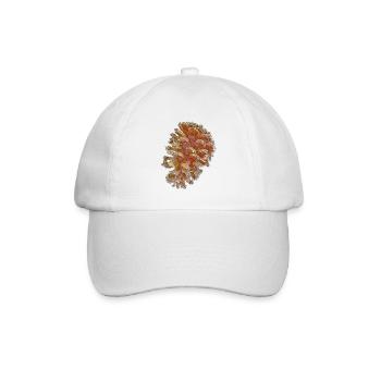 pommes de pin - Casquette classique - blanc/blanc - Devant