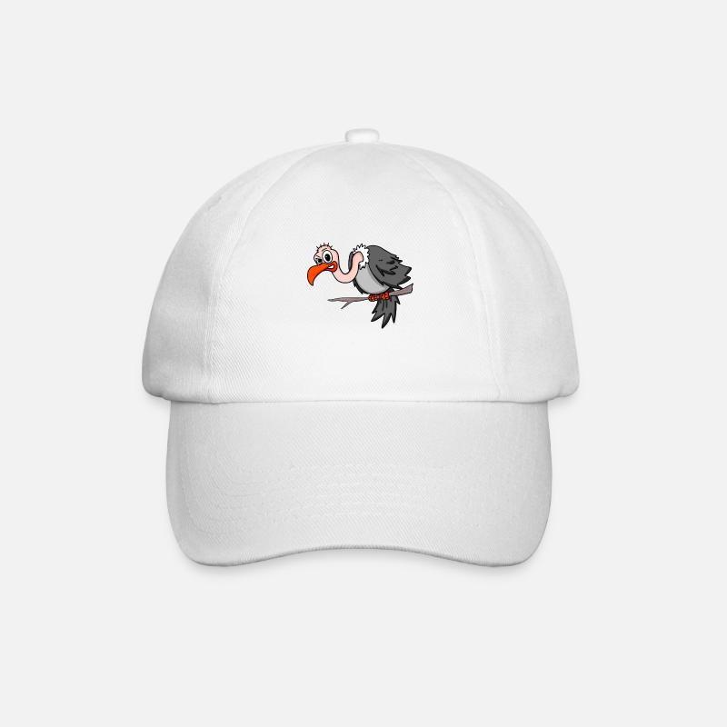 Geier - Baseballkappe - Weiß/Weiß