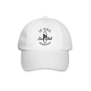 Noirmoutier le Vieil Surf Club - Casquette classique - blanc/blanc - Devant