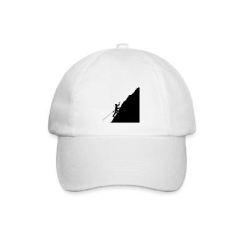 Mountains Alps Mountaineering - Baseball Cap - white/white - Front