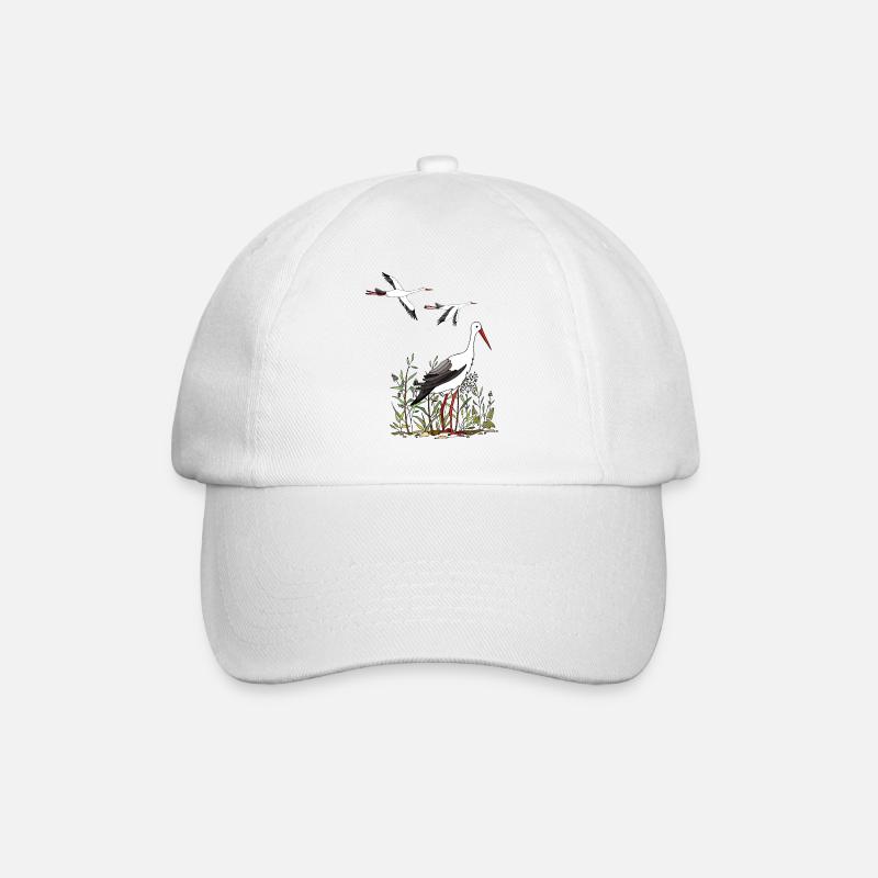 Cigognes - Casquette classique - blanc/blanc