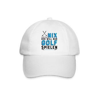 Golf spielen - Baseballkappe - Weiß/Weiß - Vorne