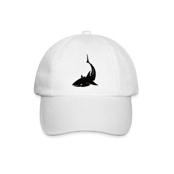 Hai Shark - Baseballkappe - Weiß/Weiß - Vorne
