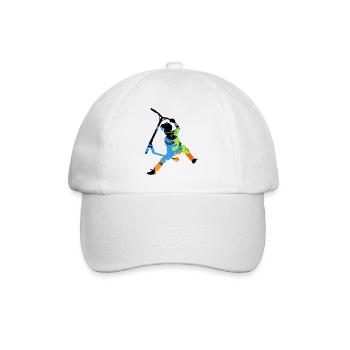 Freestyle-Roller - Baseballkappe - Weiß/Weiß - Vorne