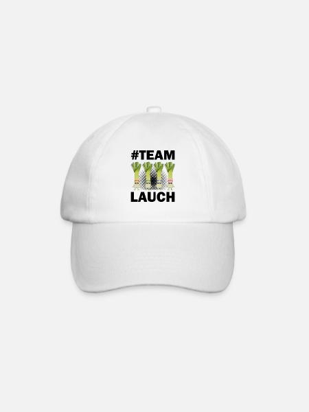 Team Lauch - Baseballkappe - Weiß/Weiß