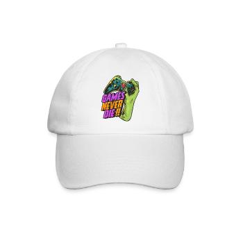 zombiehand games never die 2 - Baseball Cap - white/white - Front