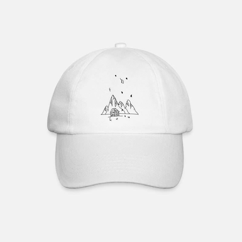 Montagne - Casquette classique - blanc/blanc