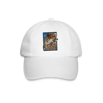 cheetah - Baseball Cap - white/white - Front
