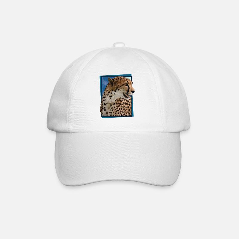 Gepard - Baseballkappe - Weiß/Weiß