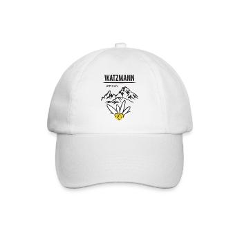 Watzmann Berg 2713 - Baseballkappe - Weiß/Weiß - Vorne