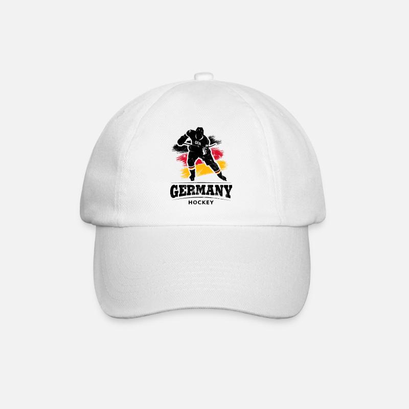 EISHOCKEY GERMANY PINSELSTRICHE - Baseballkappe - Weiß/Weiß
