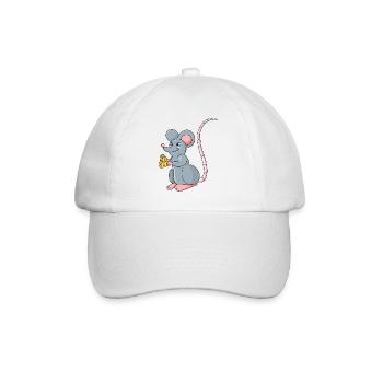 Souris - Casquette classique - blanc/blanc - Devant
